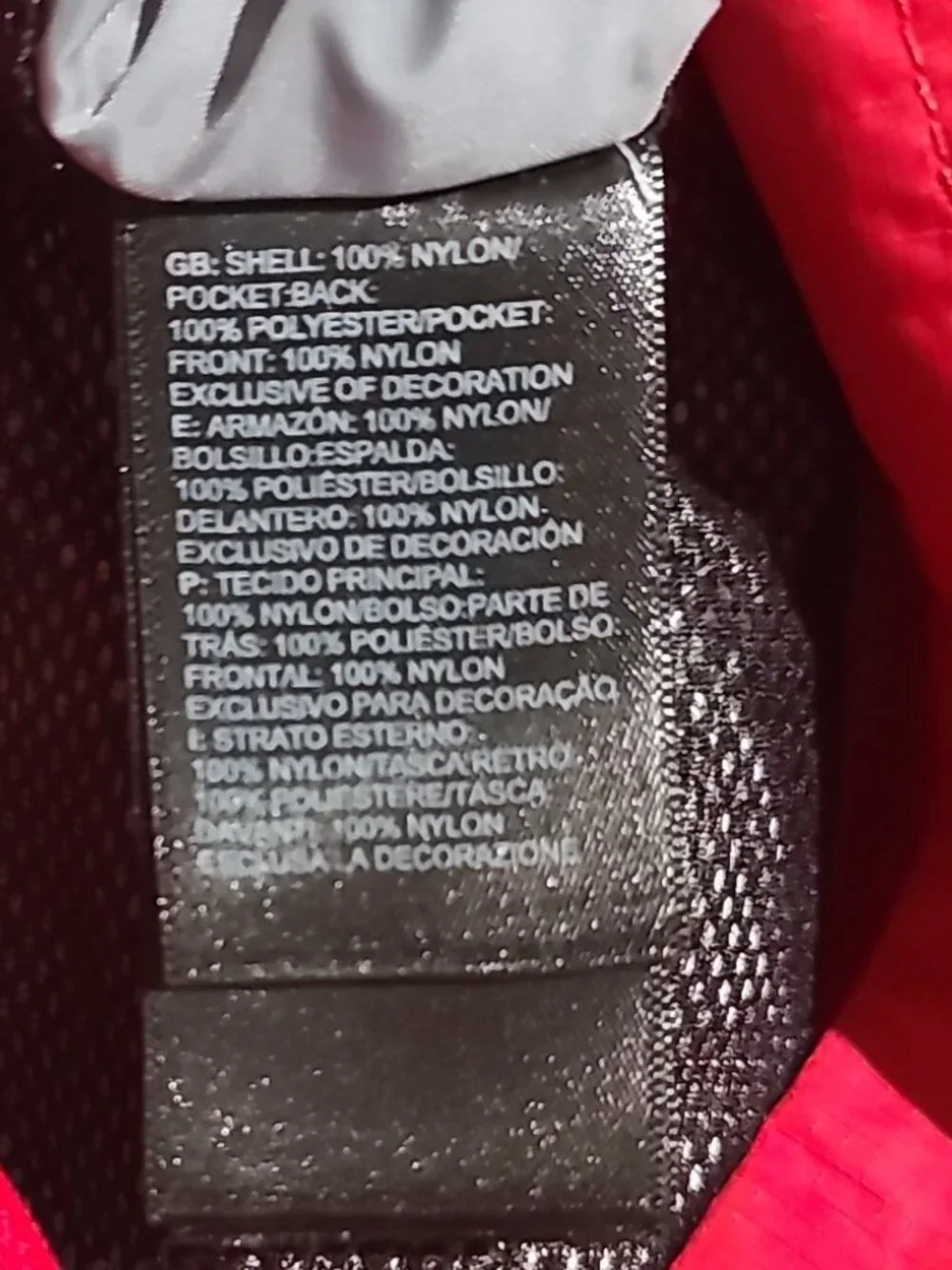 The North Face DryVent Jacket Red Full Zip Hooded S